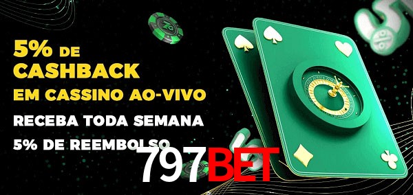 Promoções do cassino ao Vivo 797bet